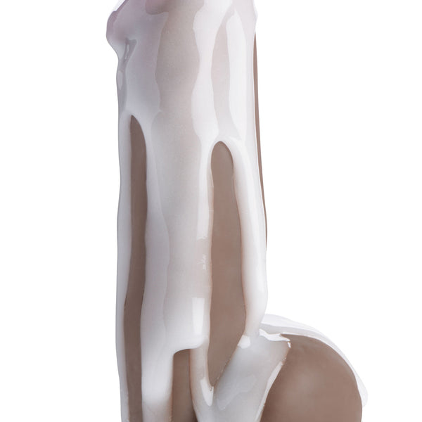 Dark Dual Density Squirting Dildo - 7 Inch