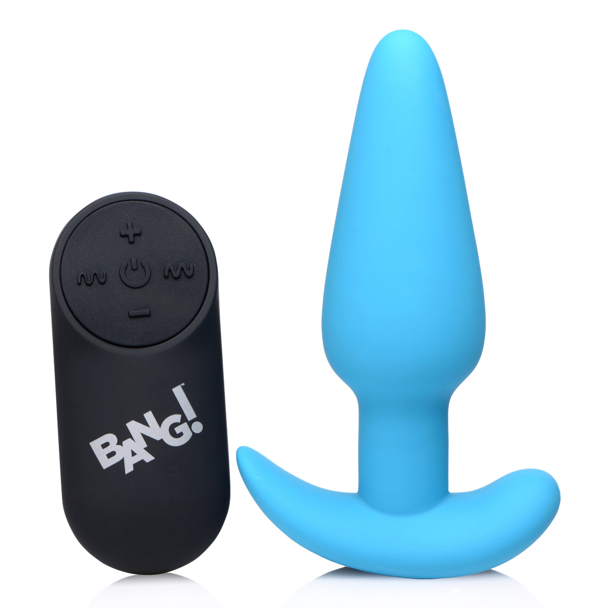 Remote Control 21X Vibrating Silicone Butt Plug -