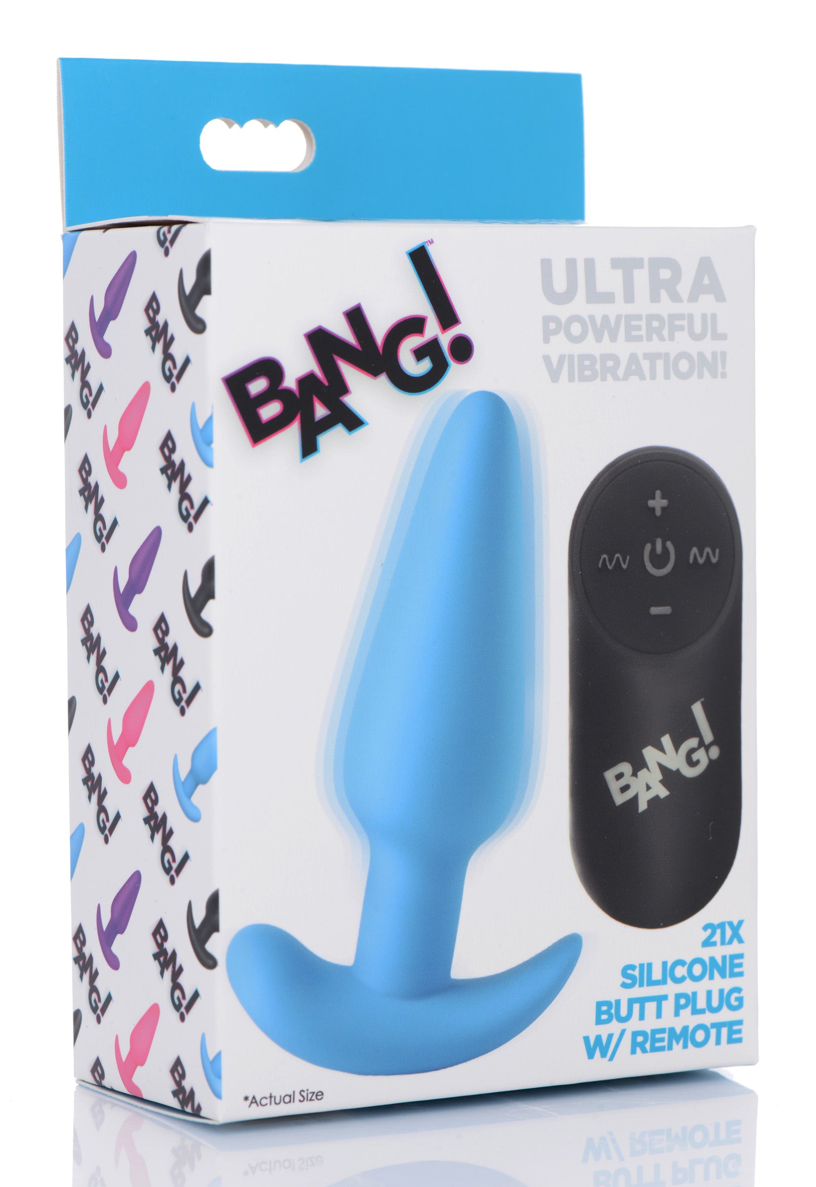 Remote Control 21X Vibrating Silicone Butt Plug