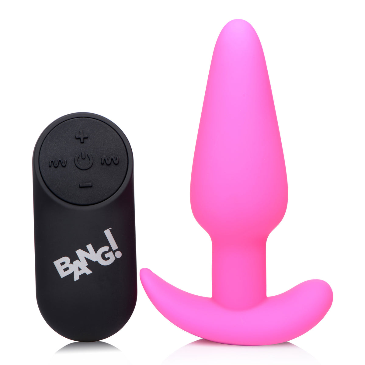 Remote Control 21X Vibrating Silicone Butt Plug -