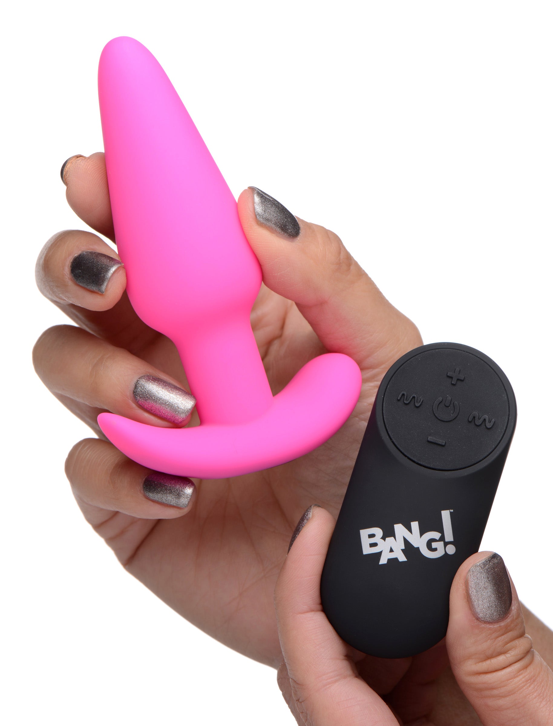 Remote Control 21X Vibrating Silicone Butt Plug