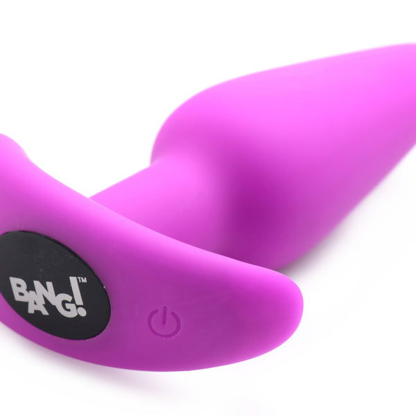 Remote Control 21X Vibrating Silicone Butt Plug -