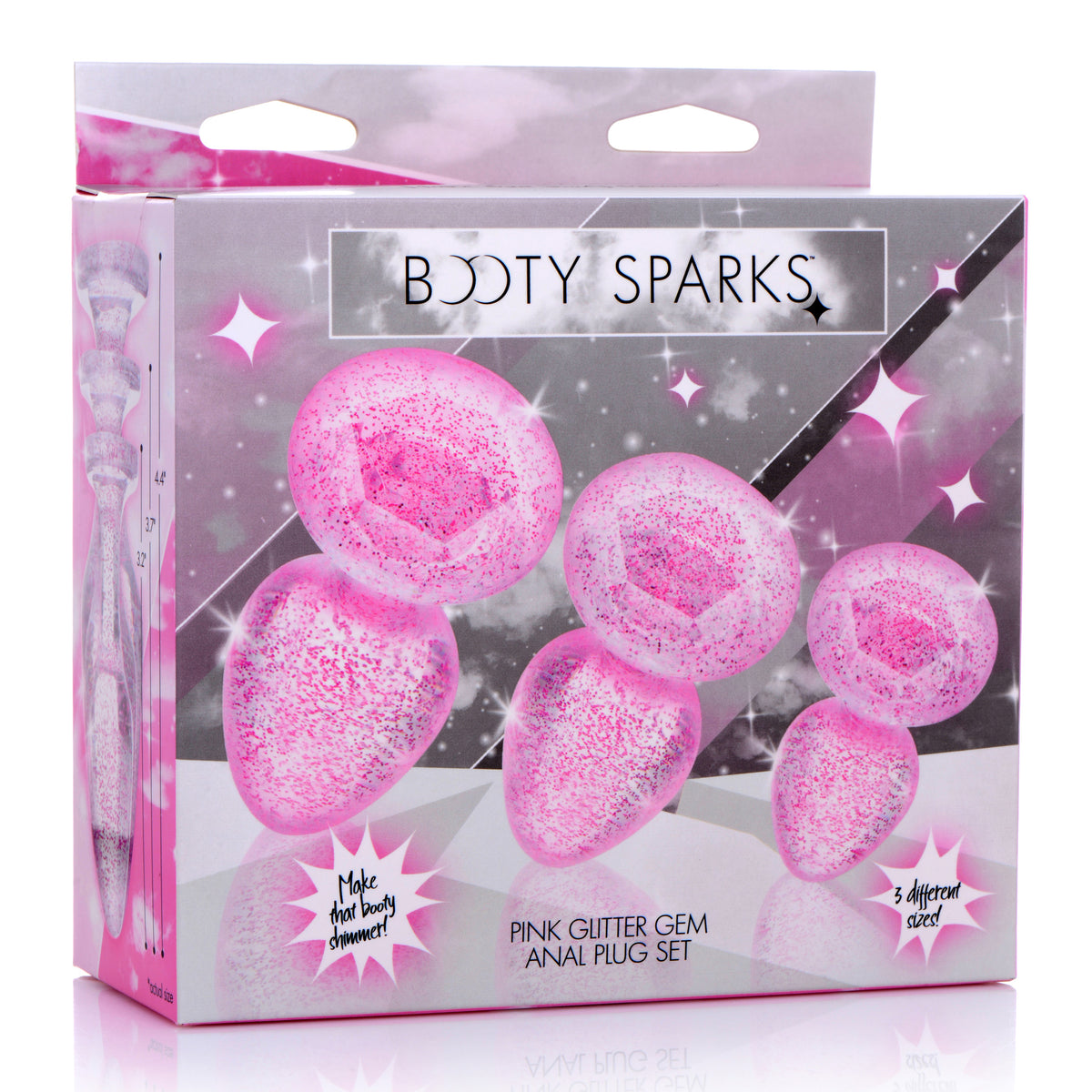Glitter Gem Anal Plug Set -