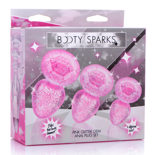 Glitter Gem Anal Plug Set -