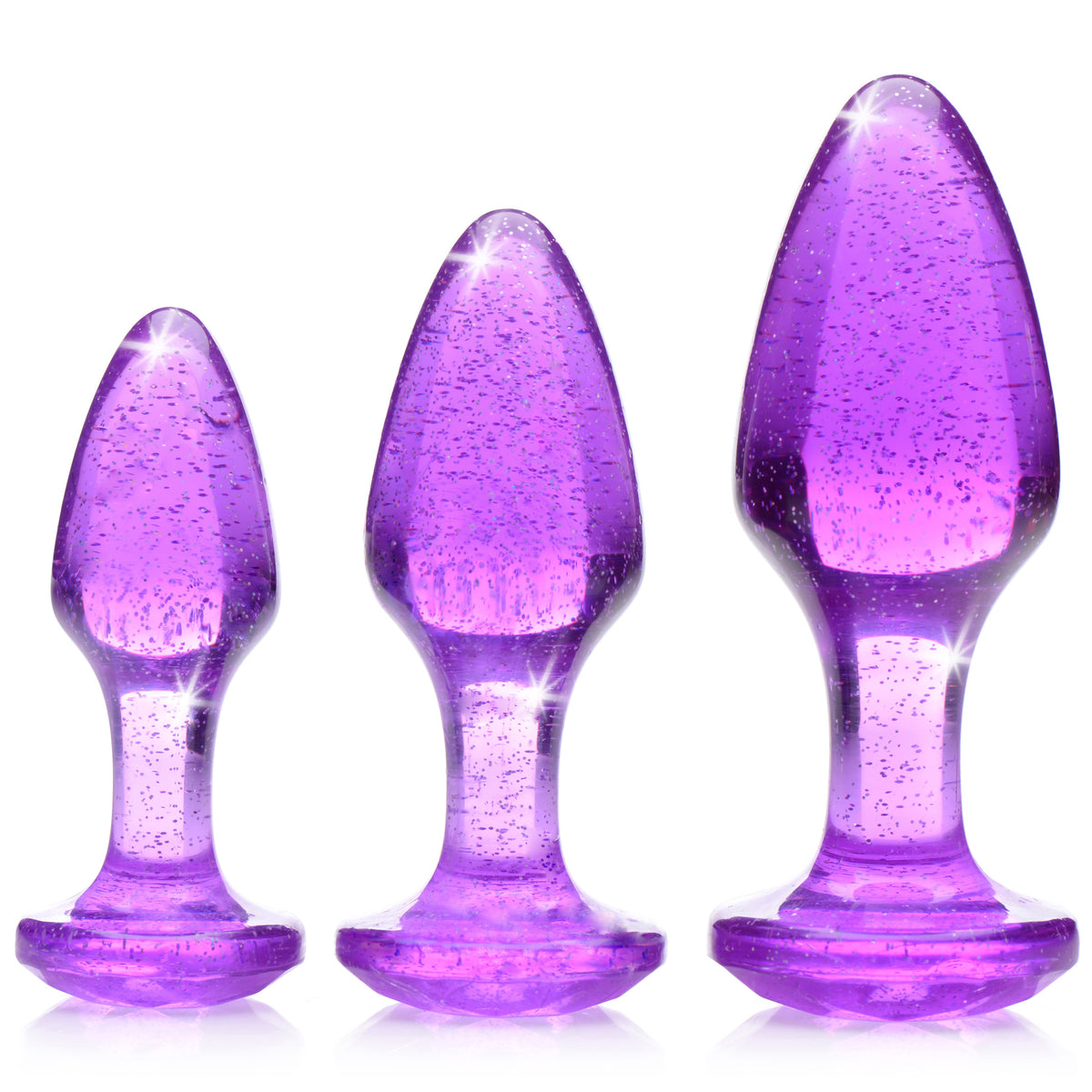 Glitter Gem Anal Plug Set -