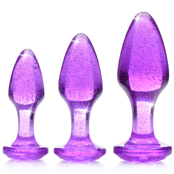 Glitter Gem Anal Plug Set -