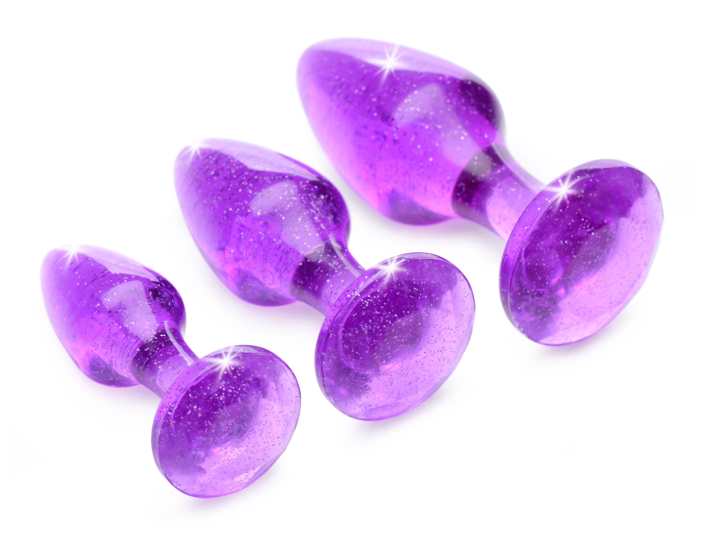 Glitter Gem Anal Plug Set