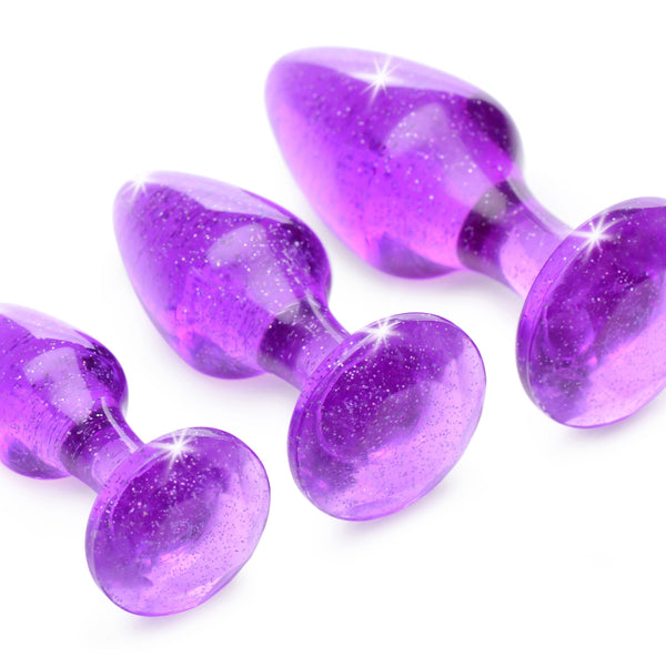 Glitter Gem Anal Plug Set -