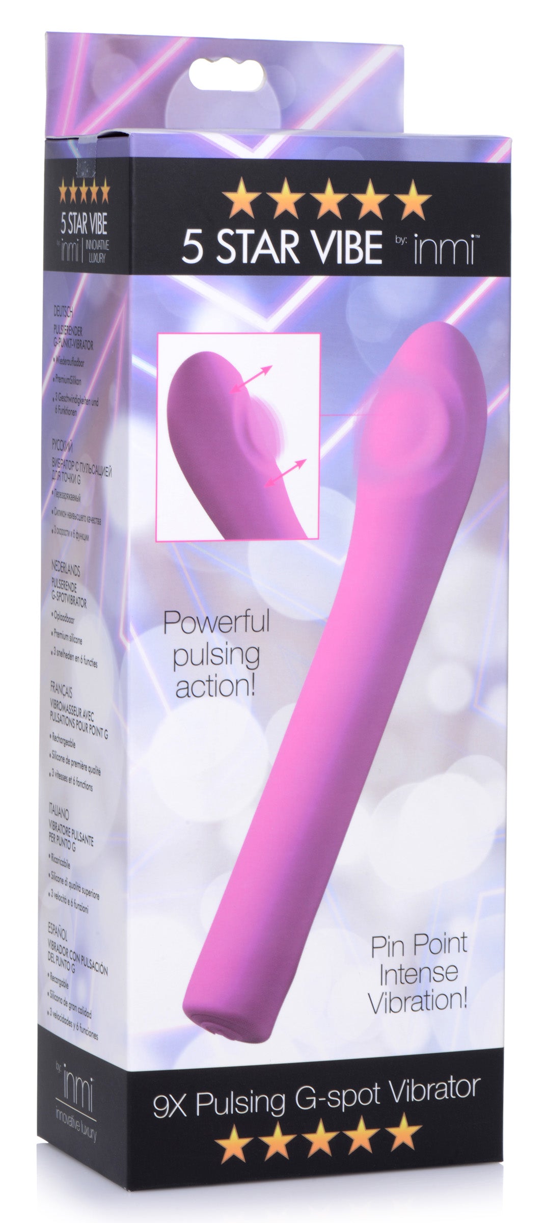 5 Star 9X Pulsing G-spot Silicone Vibrator