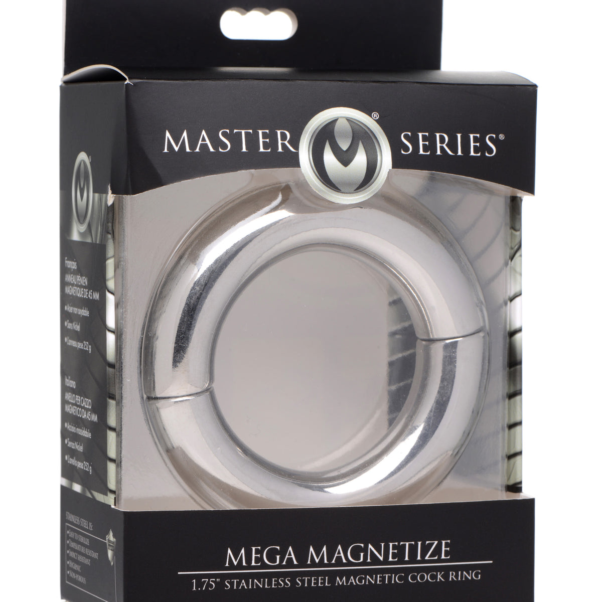 Mega Magnetize Stainless Steel Magnetic Cock Ring