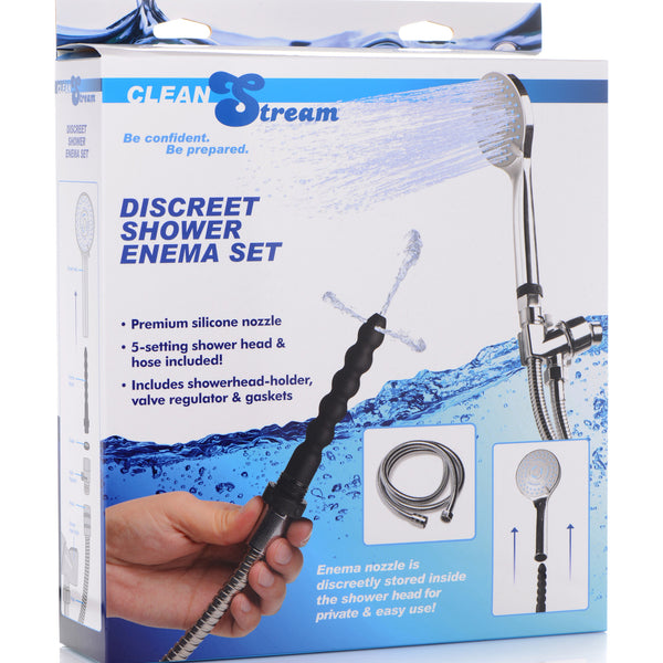 Discreet Silicone Shower Enema Set