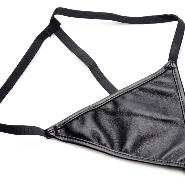 Lace-up Corset and Thong - Large