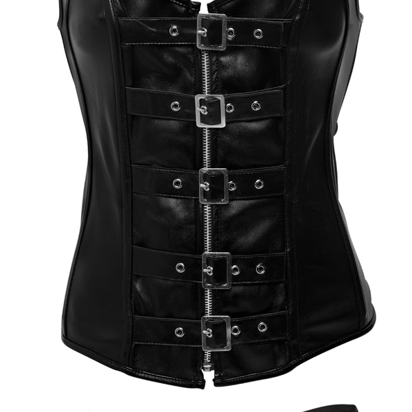 Lace-up Corset and Thong - Large