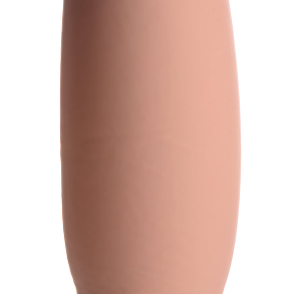 7X Inflatable and Vibrating Remote Control Silicone Dildo - 8.5 Inch