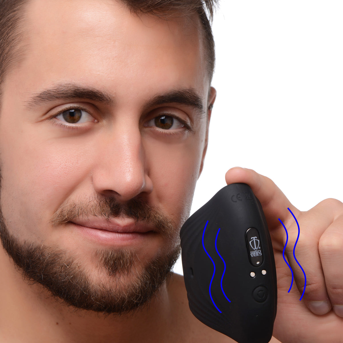 10X Pleasure Stroke Vibrating Silicone Penis Sleeve