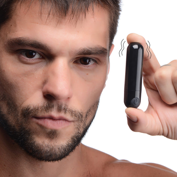 10X Rechargeable Vibrating Metallic Bullet -