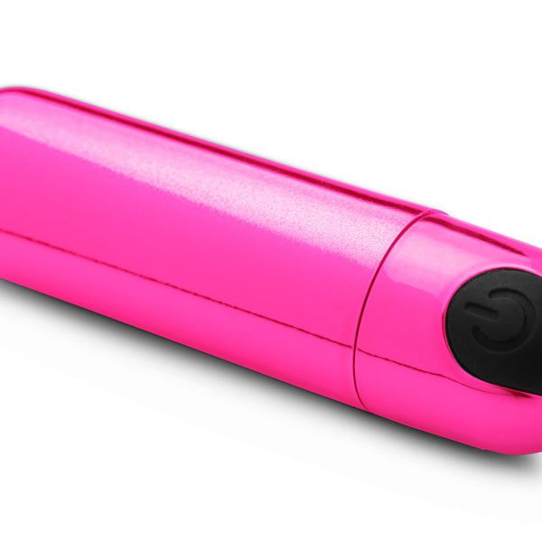 10X Rechargeable Vibrating Metallic Bullet -