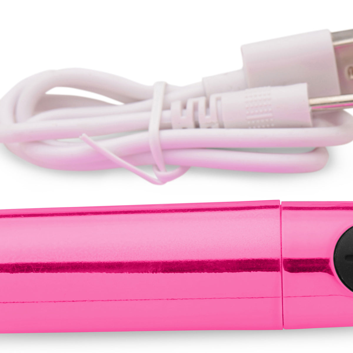 10X Rechargeable Vibrating Metallic Bullet -