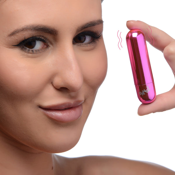 10X Rechargeable Vibrating Metallic Bullet -