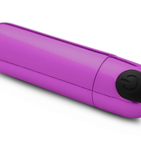 10X Rechargeable Vibrating Metallic Bullet -