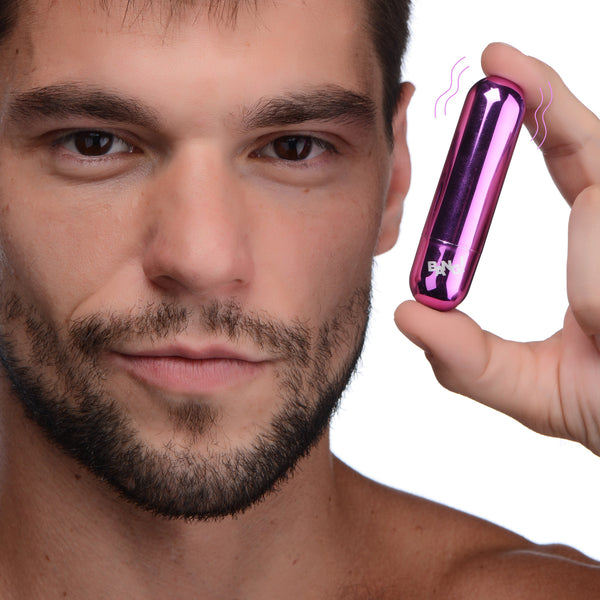 10X Rechargeable Vibrating Metallic Bullet -