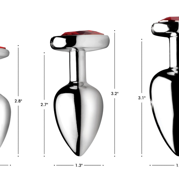 Heart Gem Anal Plug Set