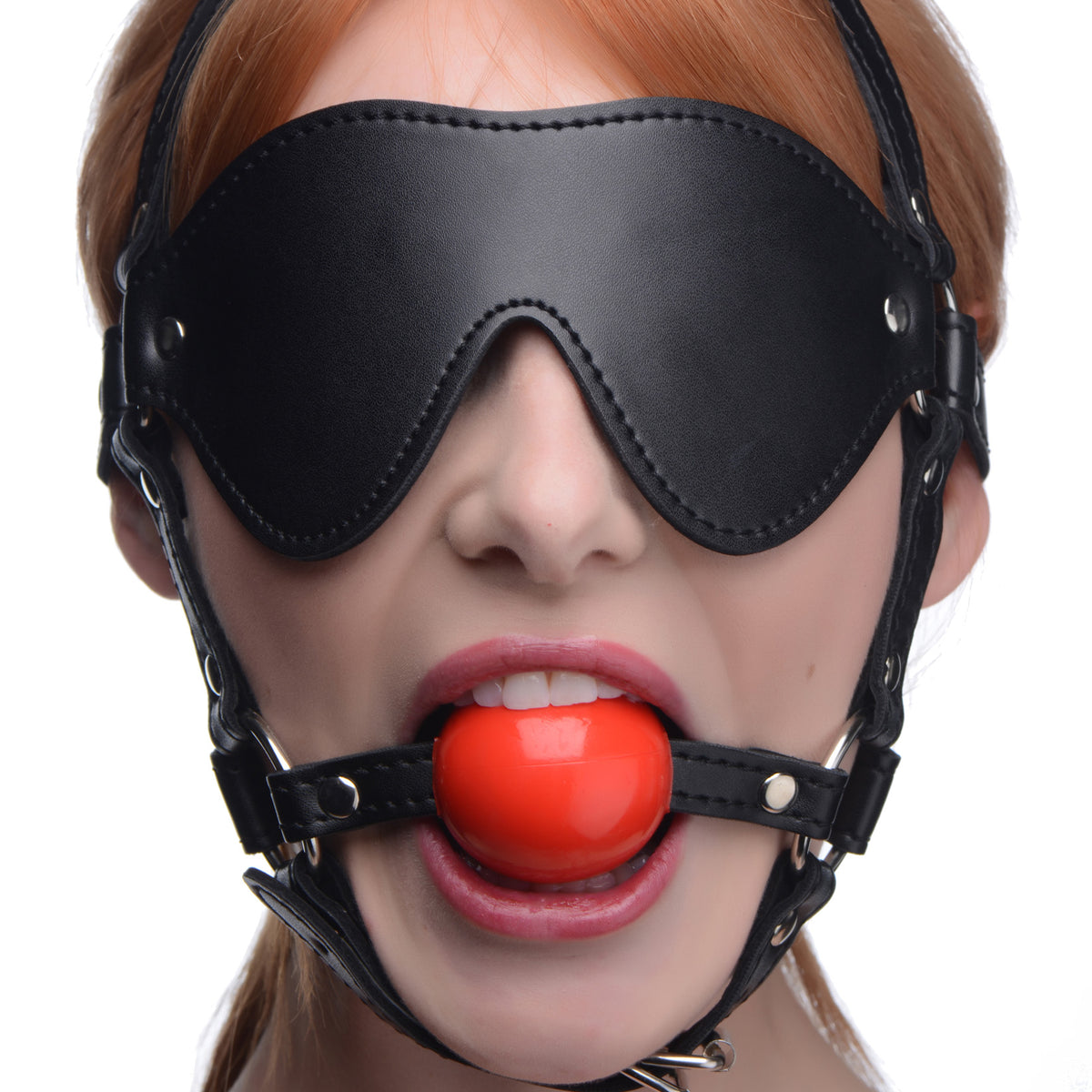 Blindfold Harness and  Ball Gag