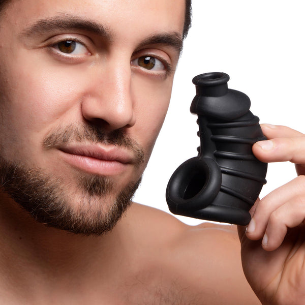 Dark Chamber Silicone Chastity Cage