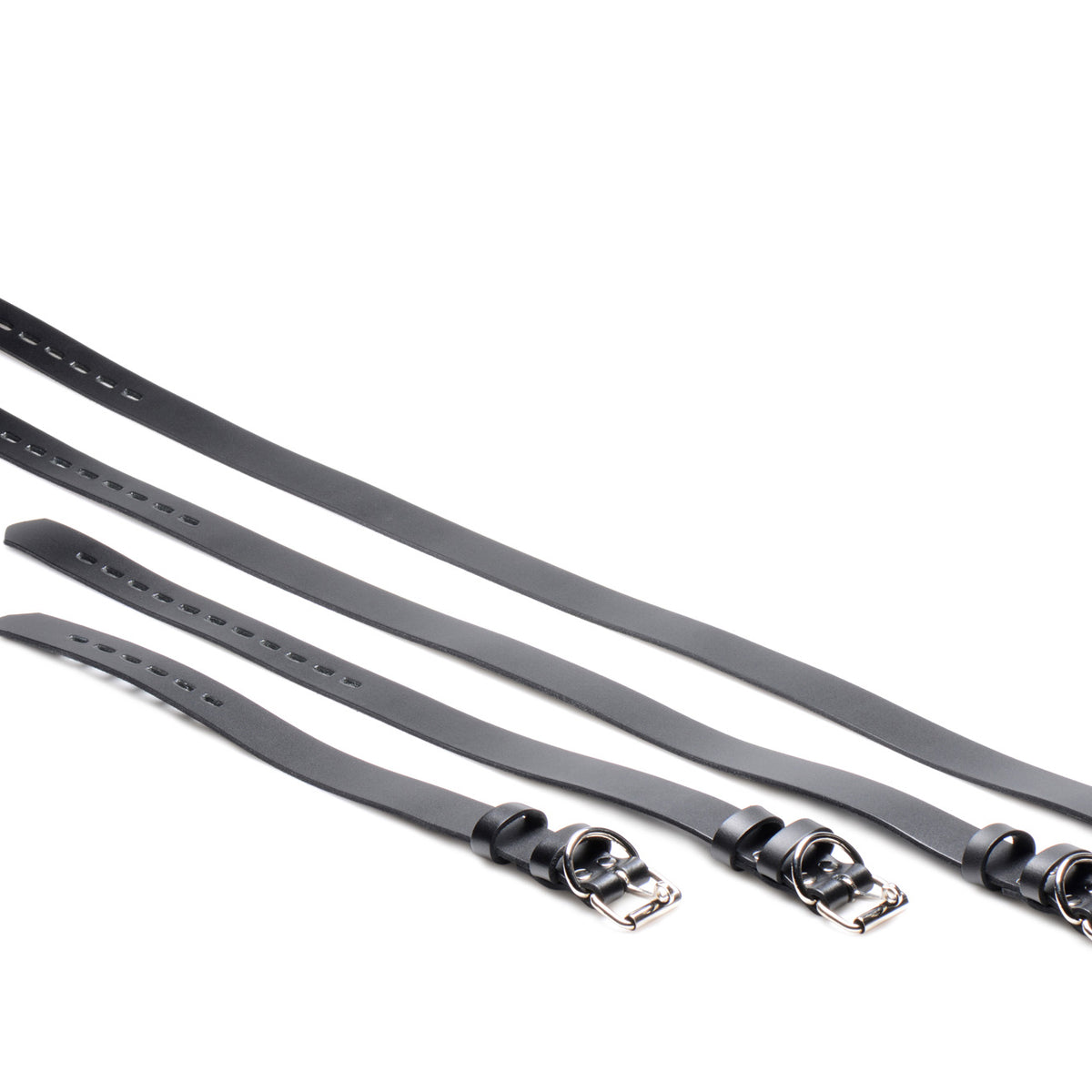 4 Pack Leather Locking Bondage Straps