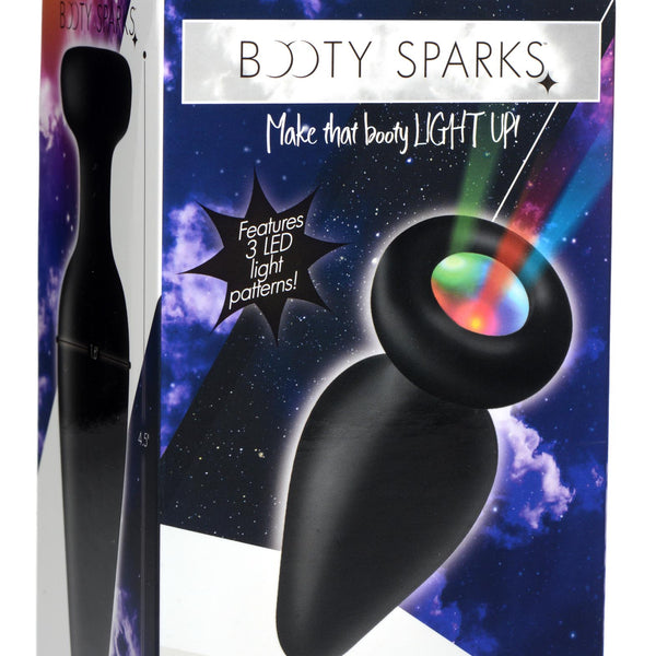 Light Up Silicone Anal Plug - Large