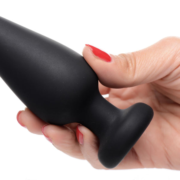 Light Up Silicone Anal Plug - Large