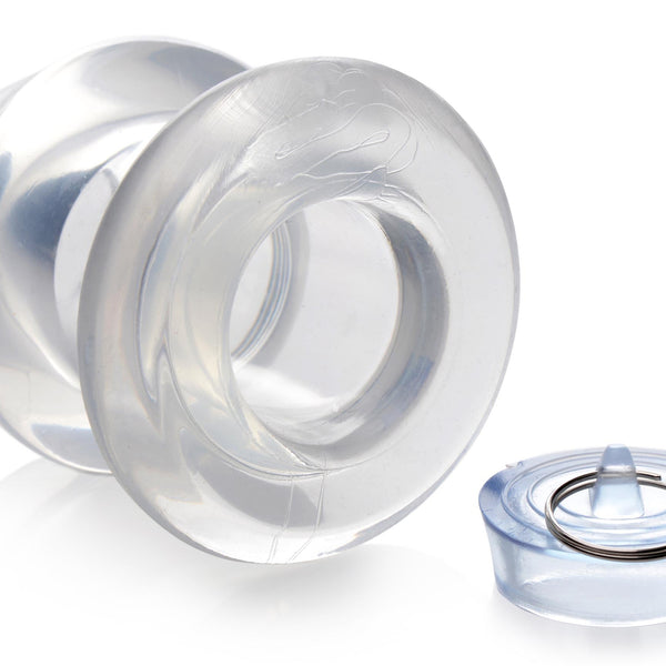 Ass Bung  Hollow Anal Dilator with Plug - Large