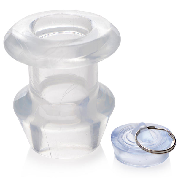 Ass Bung  Hollow Anal Dilator with Plug - Large