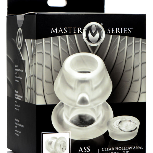 Ass Bung  Hollow Anal Dilator with Plug - Large