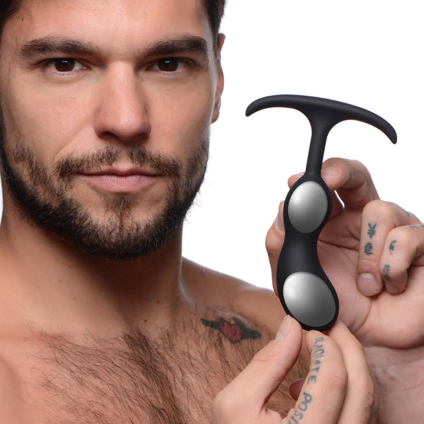 Premium Silicone Weighted Prostate Plug - Medium