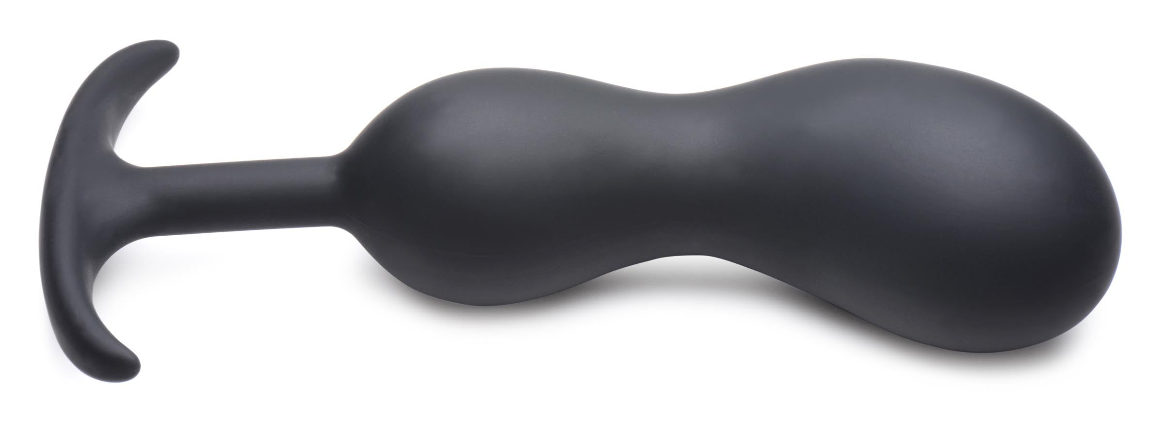 Premium Silicone Weighted Prostate Plug - Large