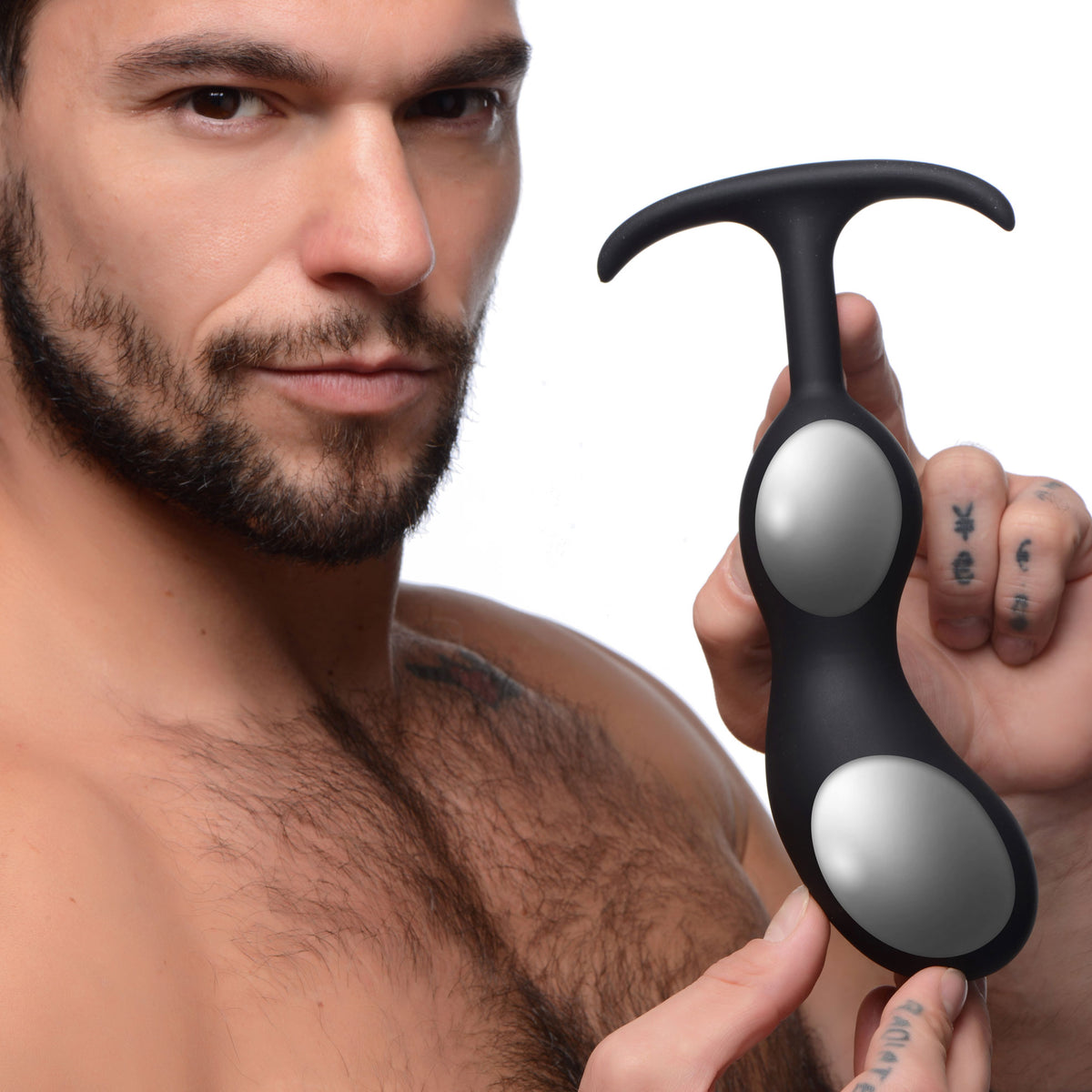 Premium Silicone Weighted Prostate Plug - Large
