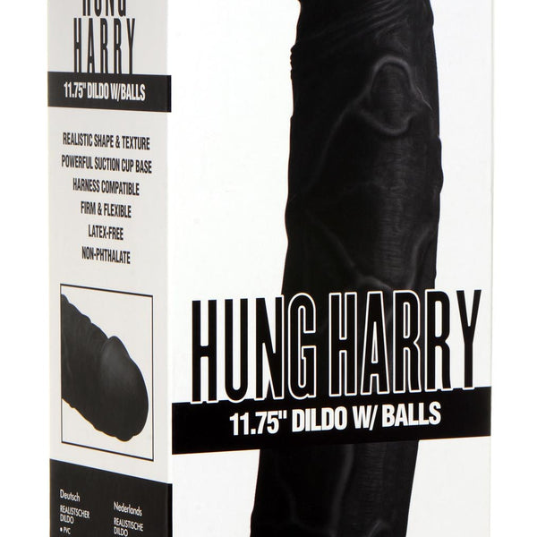 Hung Harry 11.75 Inch Dildo with Balls -