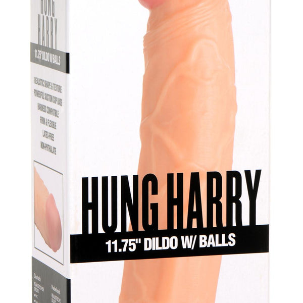 Hung Harry 11.75 Inch Dildo with Balls -