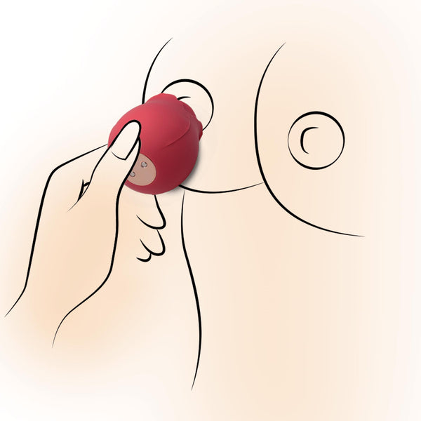 Bloomgasm Wild Rose 10X Silicone Clit Stimulator