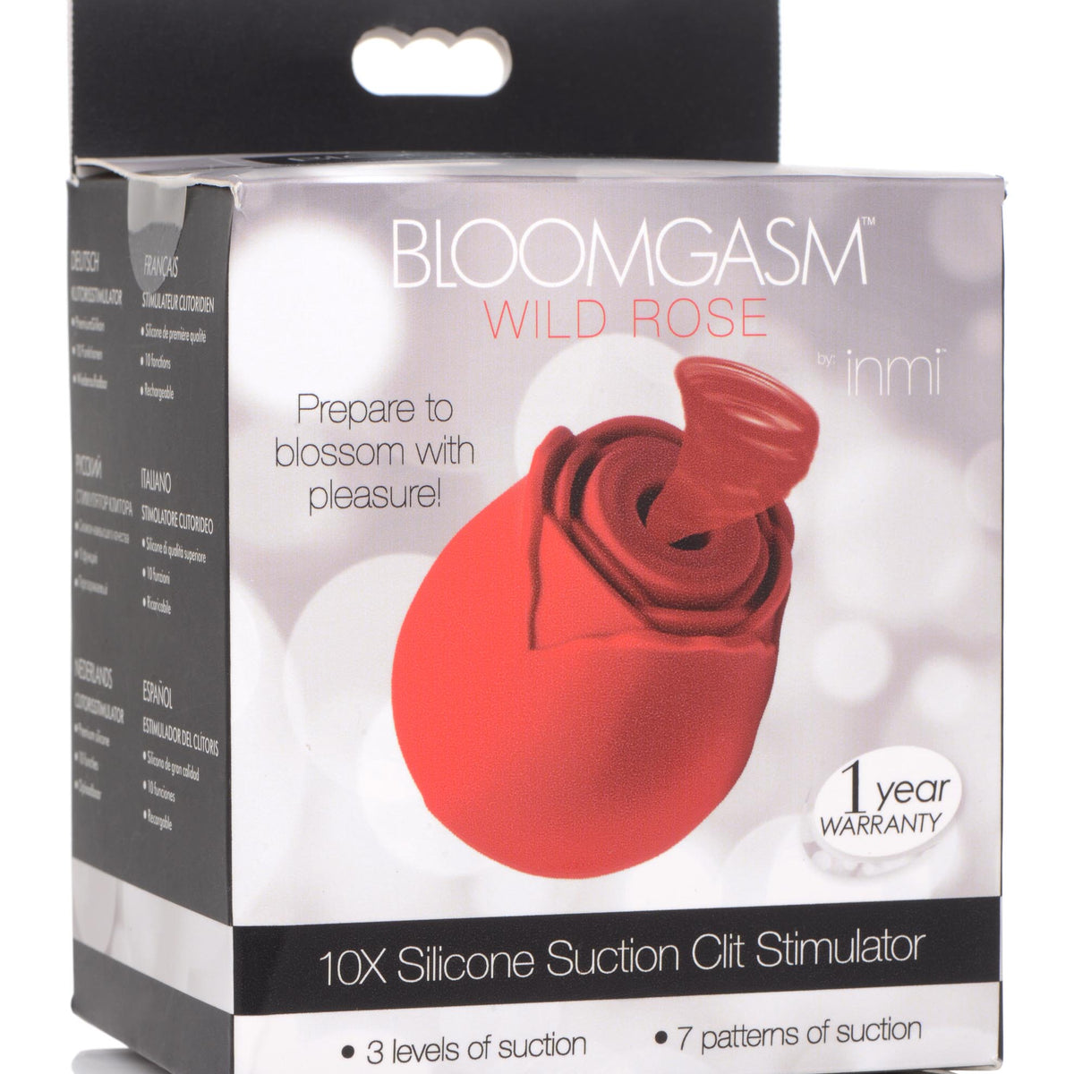 Bloomgasm Wild Rose 10X Silicone Clit Stimulator