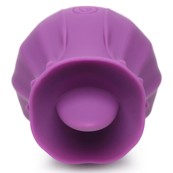 Bloomgasm Wild Violet 10X Silicone Clit Licking Stimulator -