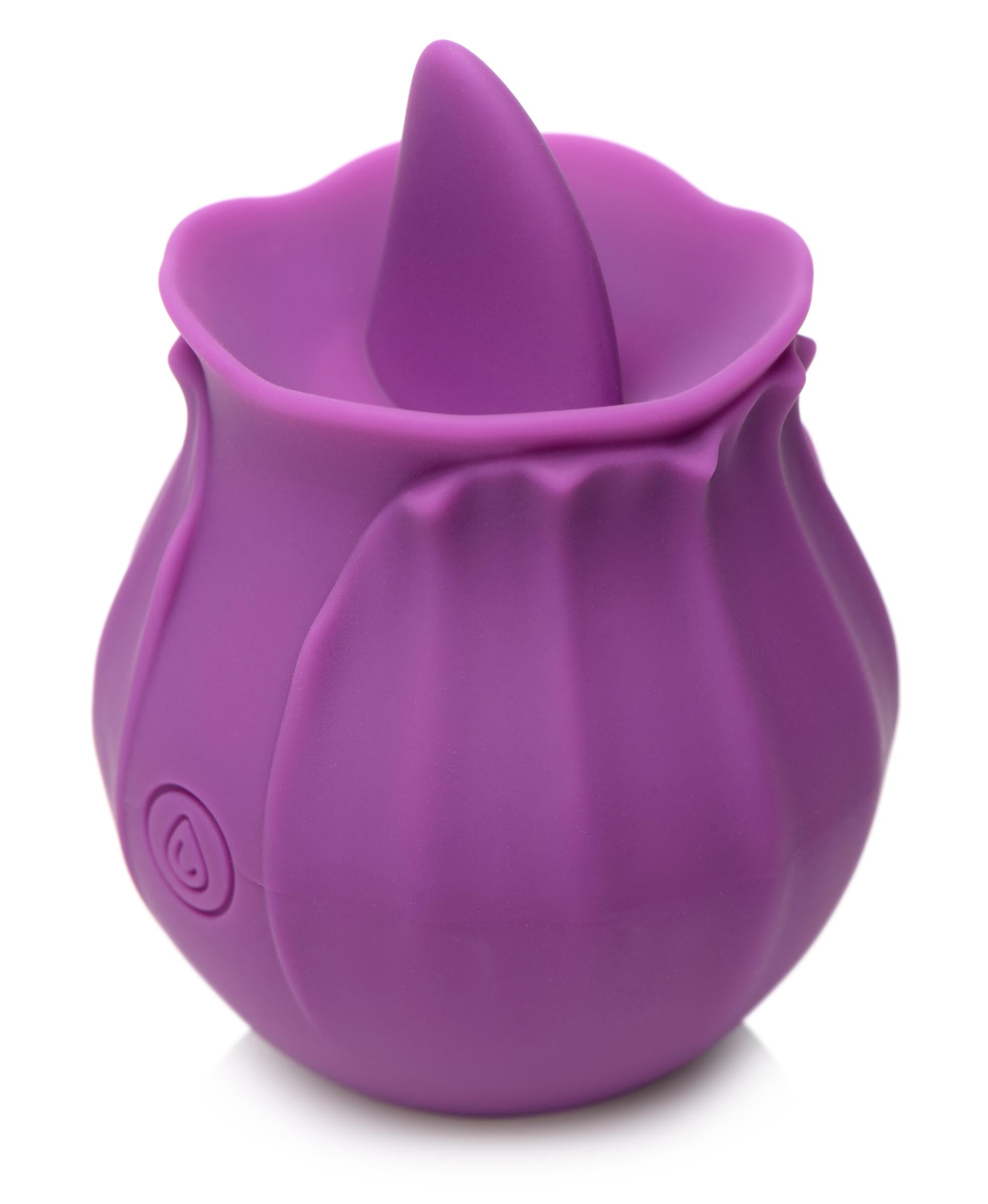 Bloomgasm Wild Violet 10X Silicone Clit Licking Stimulator