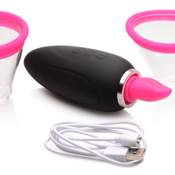 Lickgasm Mini 10X Silicone Licking and Sucking Stimulator