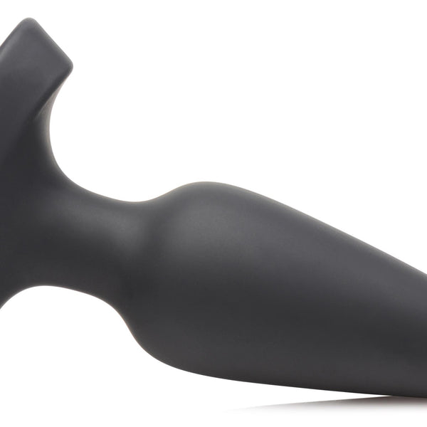 28X Laser Heart Silicone Anal Plug with Remote – Medium