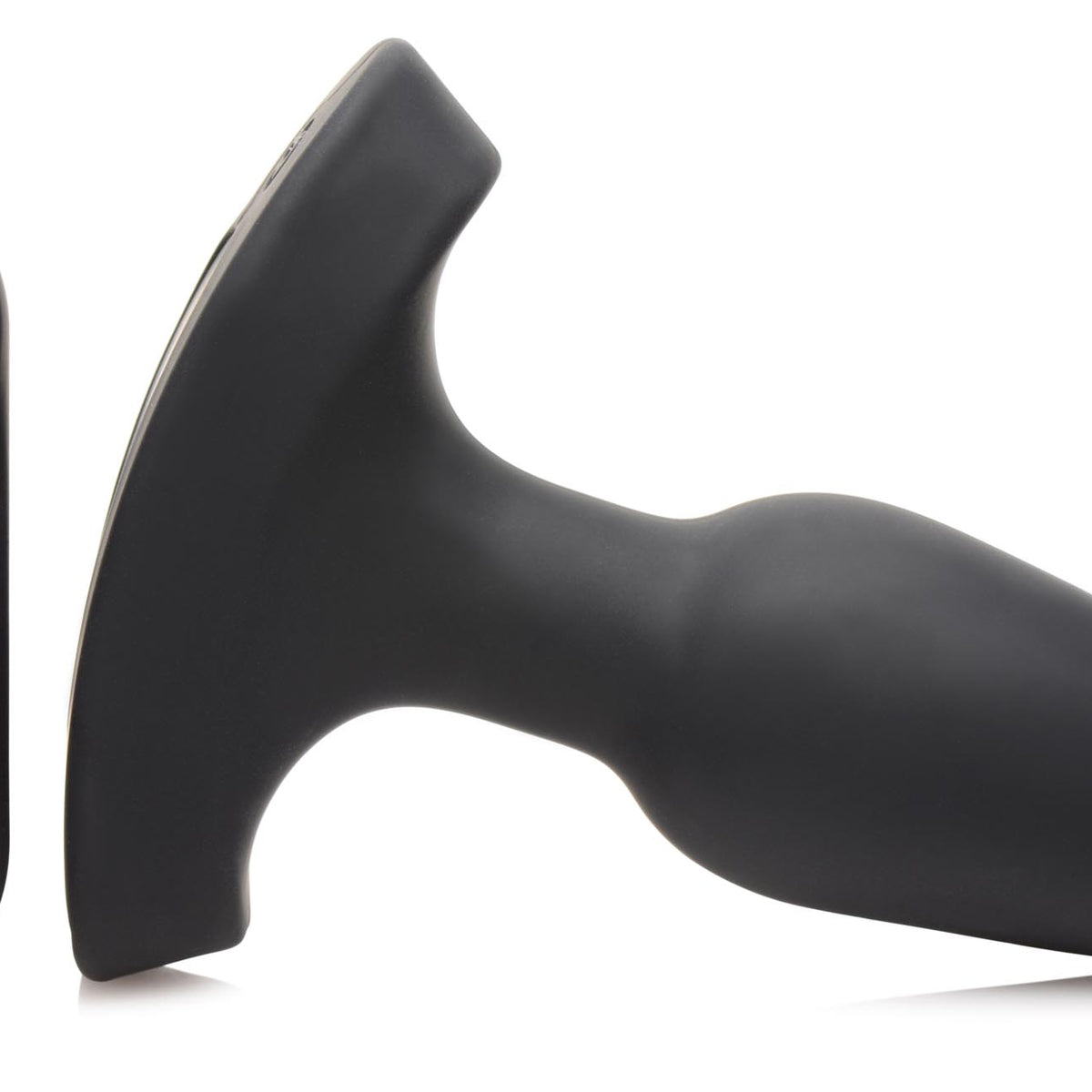 28X Laser Heart Silicone Anal Plug with Remote – Small