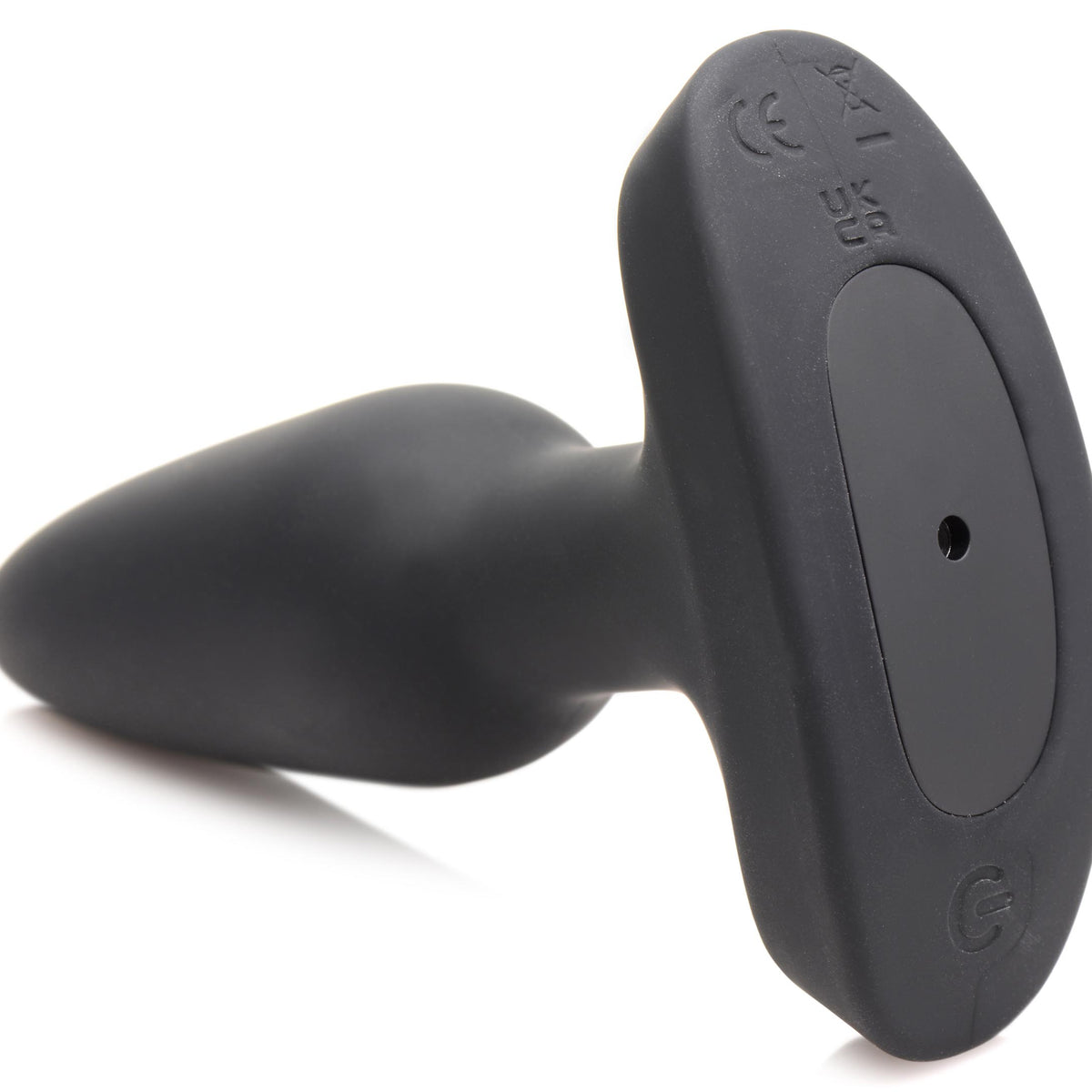 28X Laser Heart Silicone Anal Plug with Remote – Small