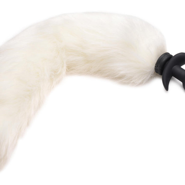 Vibrating Silicone Anal Plug with 3 Interchangeable Tails
