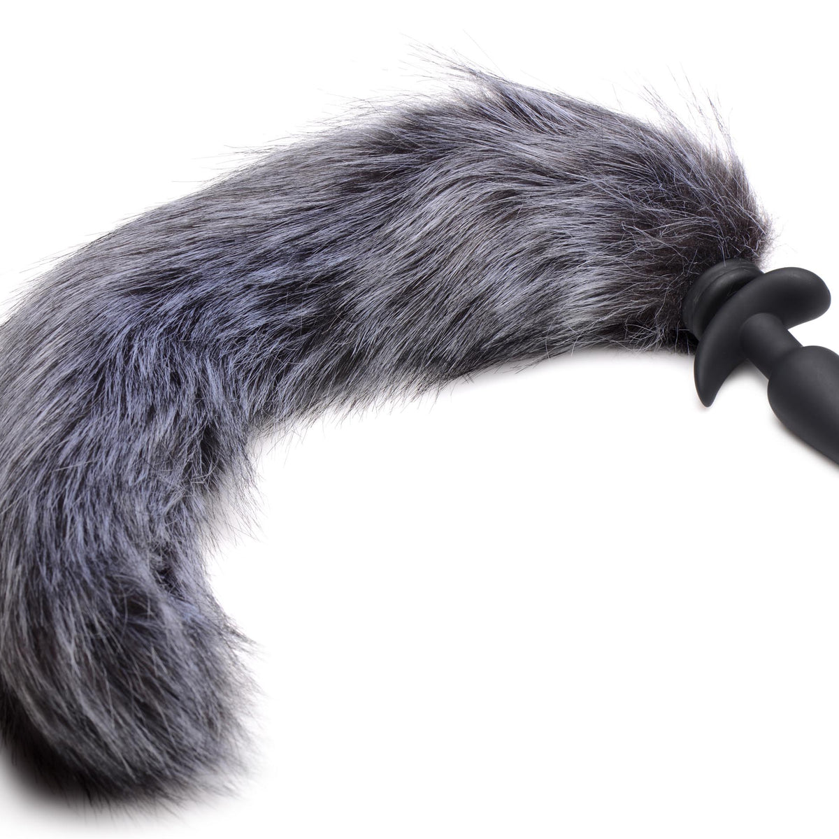 Vibrating Silicone Anal Plug with 3 Interchangeable Tails