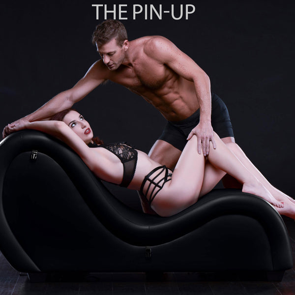 Kinky Couch Sex Chaise Lounge with Love Pillows -